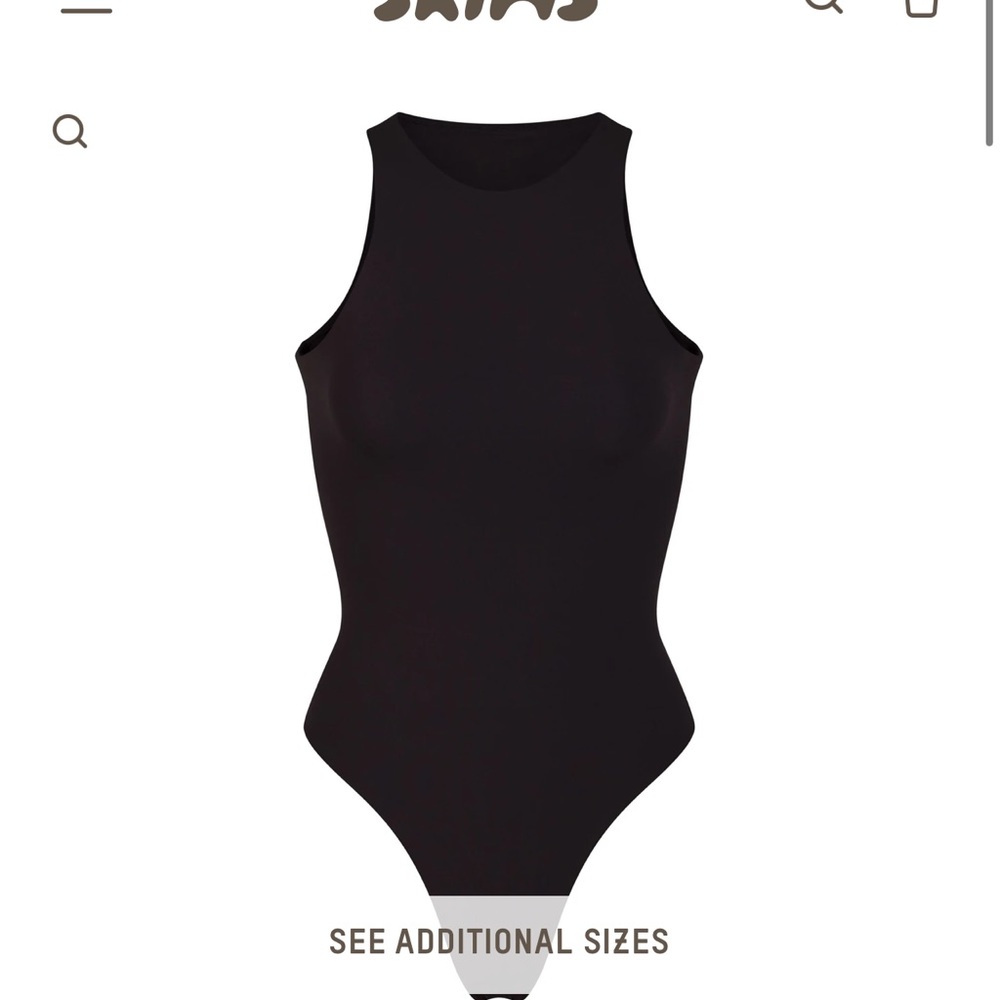 SKIMS FITS EVERYBODY HIGH NECK BODYSUIT size XS New with tags